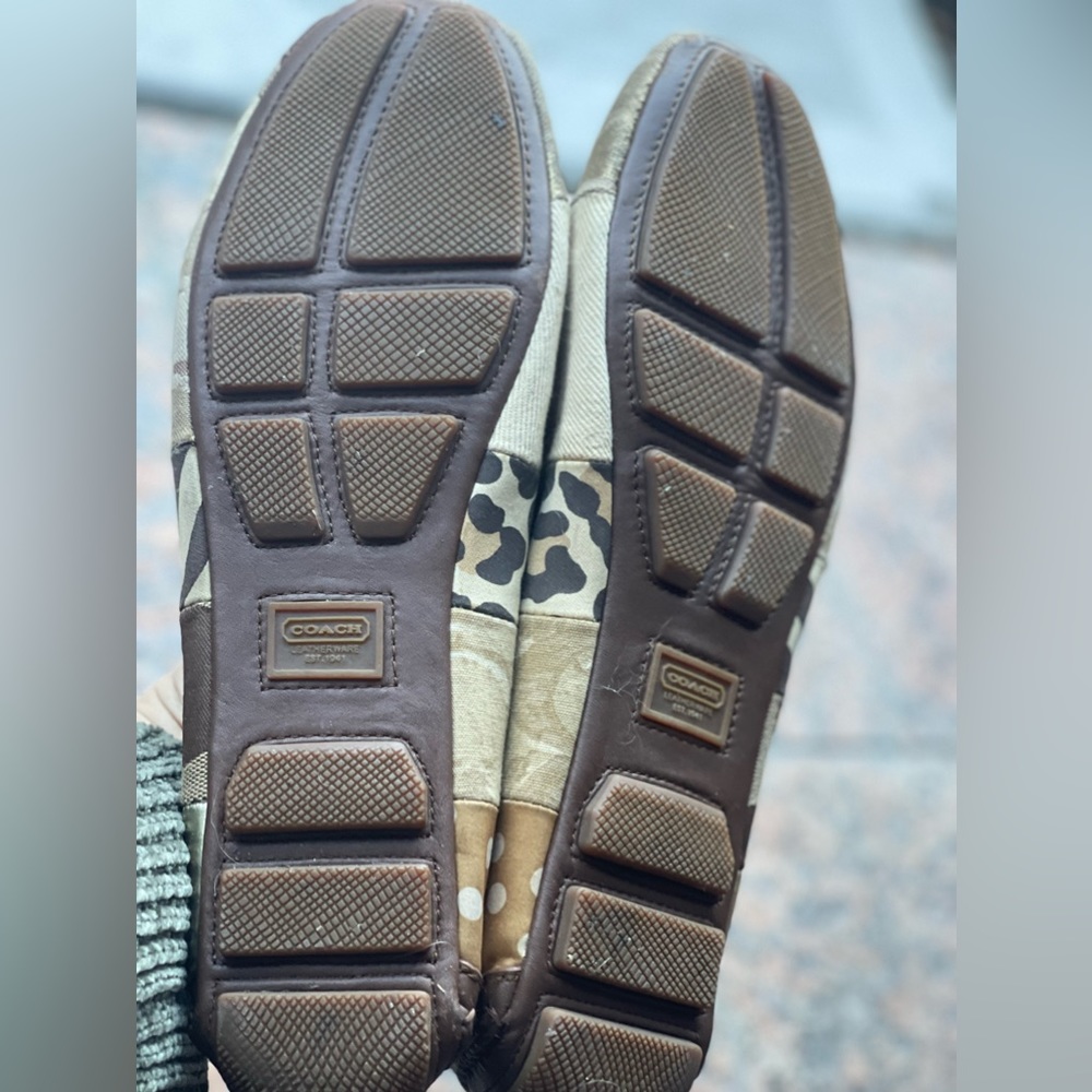 Coach Vintage Judey Floral Animal Patchwork Pattern Mary Jane Ballet Flats - Picture 9 of 11